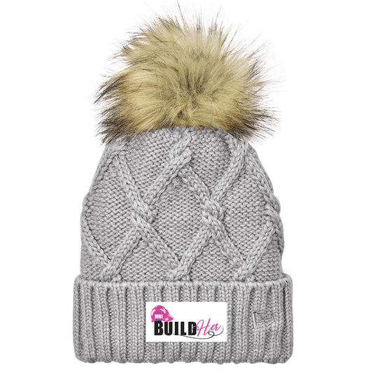 Faux Fur NE Pom Beanie